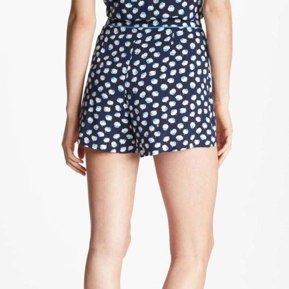 Floral Pleated Shorts